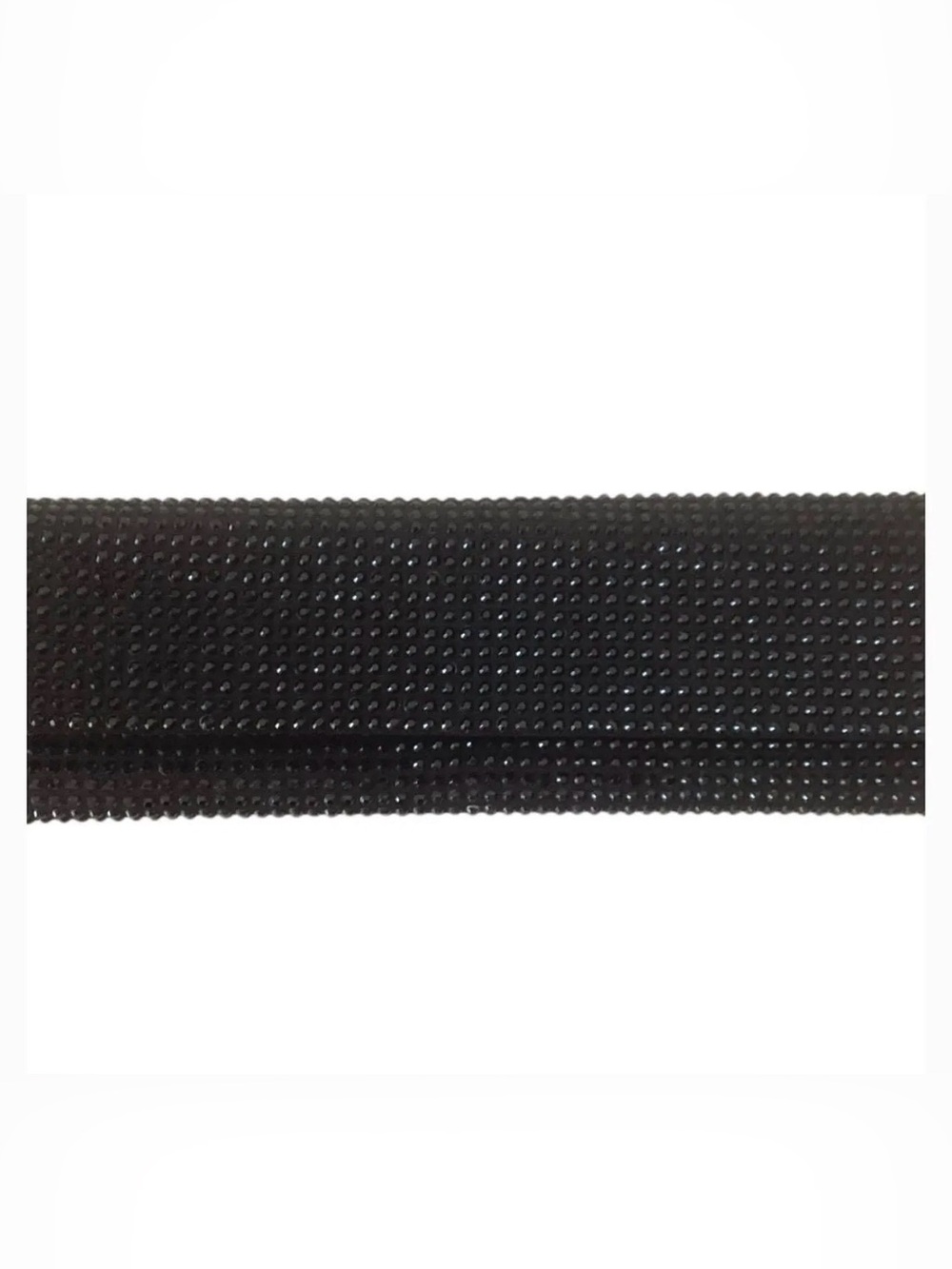 Express Black Crystal-Embellished Clutch